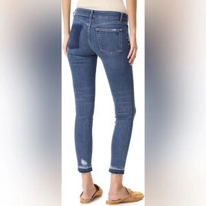 DL1961 Women’s Margaux Instasculpt Distressed Ankle Skinny Jeans Size 28